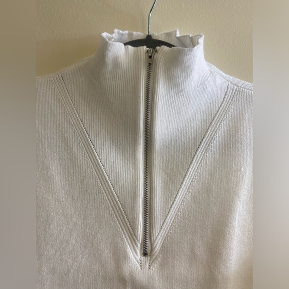 FOREVER 21 white sweater-knit cropped tank - Picture 3 of 8